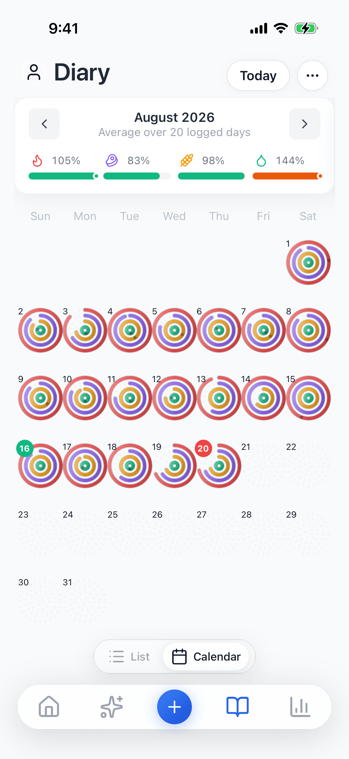 Screenshot — Calendar