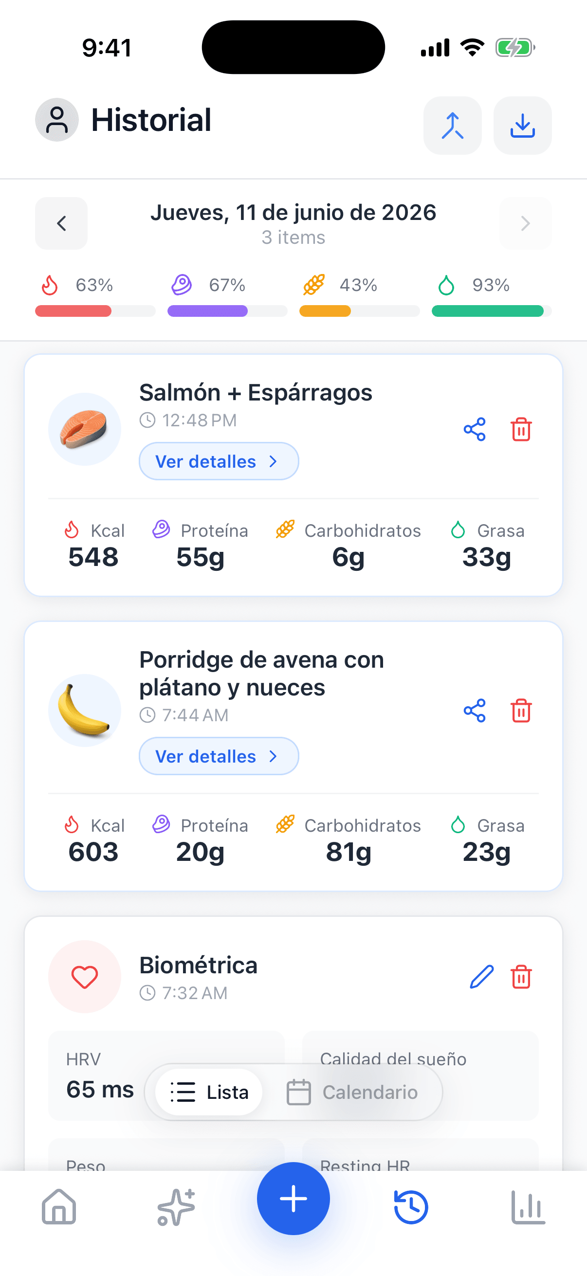 Screenshot — History