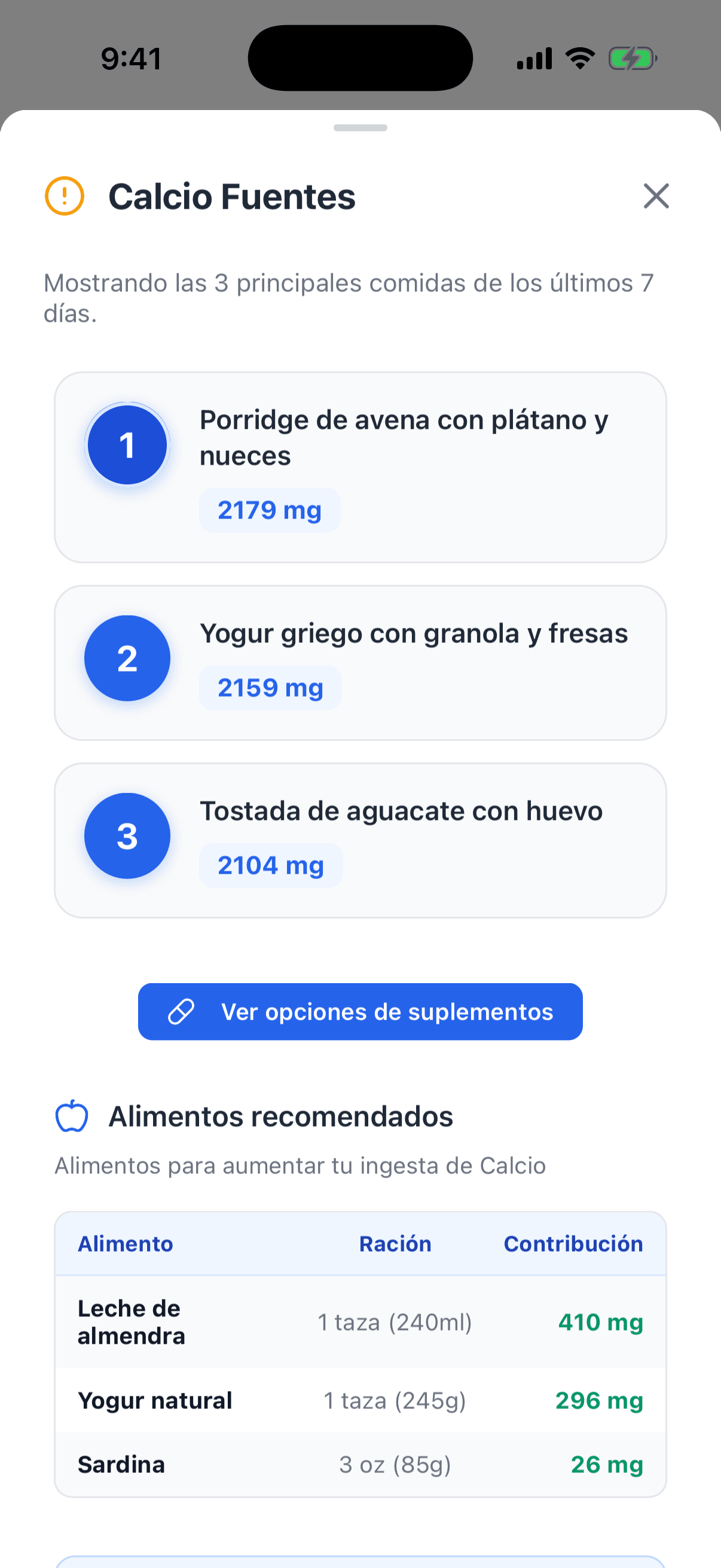 Screenshot — Nutrient sources